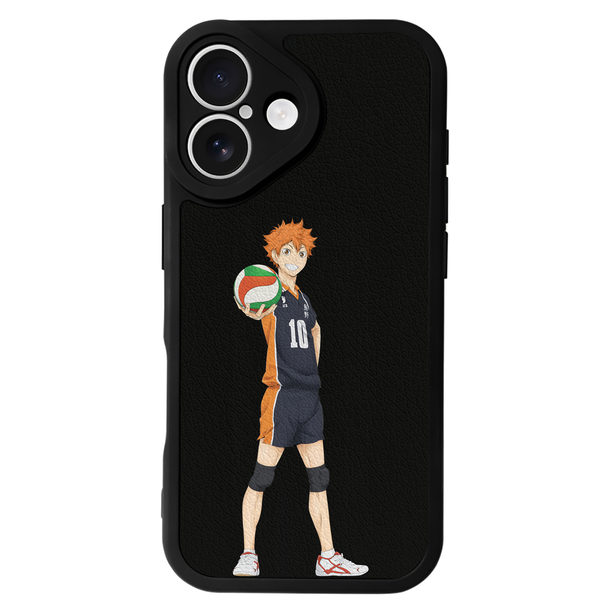 （画像用） ハイキュー!! Haikyu!! 【iPhone 16シリーズ対応】シリコンスマホケース（レザー調） 材質：シリコン